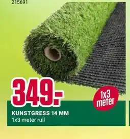 Europris KUNSTGRESS 14 MM tilbud