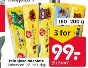 Freia sjokoladeplate