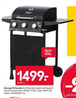 Rusta Gassgrill Elevate tilbud