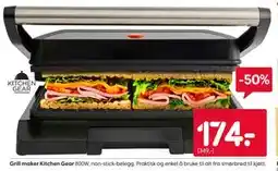 Rusta Grill maker Kitchen Gear tilbud