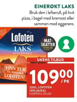 Jacobs EINERØKT LAKS tilbud