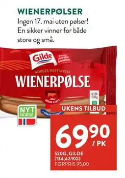 Jacobs WIENERPØLSER tilbud