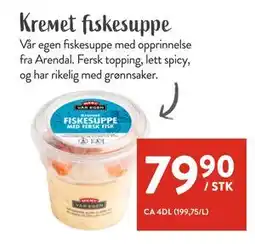 Jacobs Kremet fiskesuppe tilbud
