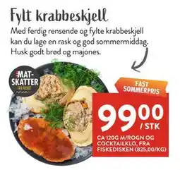 Jacobs Fylt krabbeskjell tilbud