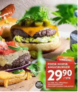 Jacobs FERSK NORSK ANGUSBURGER tilbud