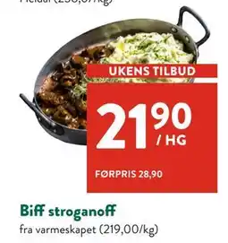 Jacobs Biff stroganoff tilbud