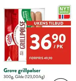Jacobs Grove grillpølser tilbud