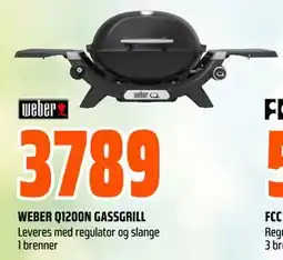 Obs Bygg WEBER Q1200N GASSGRILL tilbud