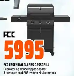 Obs Bygg FCC ESSENTIAL 3,1 RBS GASSGRILL tilbud