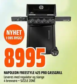 Obs Bygg NAPOLEON FREESTYLE 425 PRO GASSGRILL tilbud