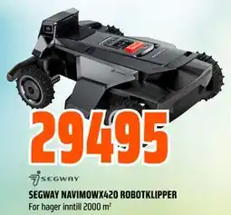 Obs Bygg SEGWAY NAVIMOWX420 ROBOTKLIPPER tilbud