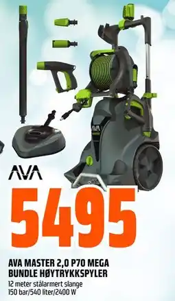 Obs Bygg AVA MASTER 2,0 P70 MEGA BUNDLE HØYTRYKKSPYLER tilbud
