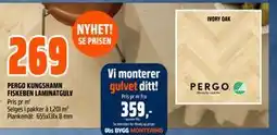Obs Bygg PERGO KUNGSHAMN FISKEBEN LAMINATGULV tilbud