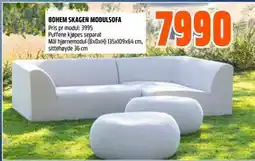 Obs Bygg BOHEM SKAGEN MODULSOFA tilbud