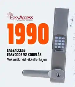 Obs Bygg EASYACCESS EASYCODE V2 tilbud