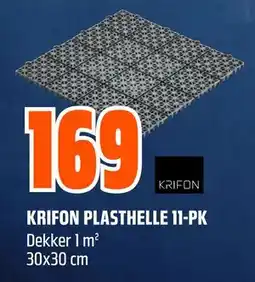Obs Bygg KRIFON PLASTHELLE 11-PK tilbud