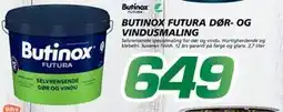 Coop Byggmix BUTINOX FUTURA DØR- OG VINDUS MALING tilbud