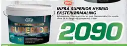 Coop Byggmix INFRA SUPERIOR HYBRID EKSTERIØR MALING tilbud