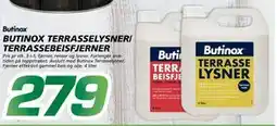 Coop Byggmix BUTINOX TERRASSELYSNER/ TERRASSEBEISFJERNER tilbud
