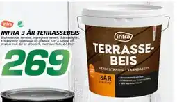 Coop Byggmix INFRA 3 ÅR TERRASSEBEIS tilbud