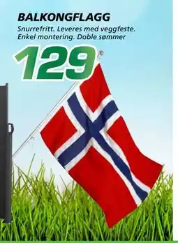 Coop Byggmix BALKONGFLAGG tilbud