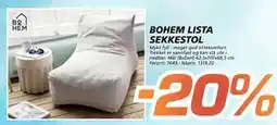 Coop Byggmix BOHEM LISTA SEKKESTOL tilbud