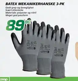 Coop Byggmix BATEX MEKANIKERHANSKE 3-PK tilbud