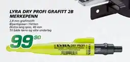 Coop Byggmix LYRA DRY PROFI GRAFITT 2B MERKEPENN tilbud