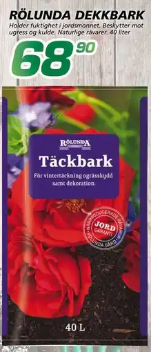Coop Byggmix RÖLUNDA DEKKBARK tilbud