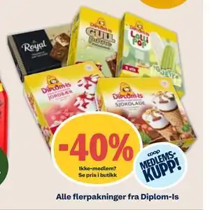 Alle flerpakninger fra Diplom-Is