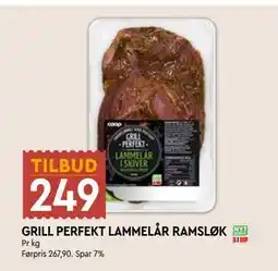 Coop Mega GRILL PERFEKT LAMMELÅR RAMSLØK tilbud