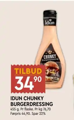 Coop Mega IDUN CHUNKY BURGERDRESSING tilbud
