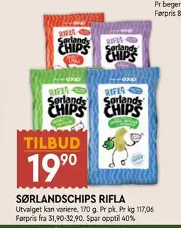 Coop Mega SØRLANDSCHIPS RIFLA tilbud