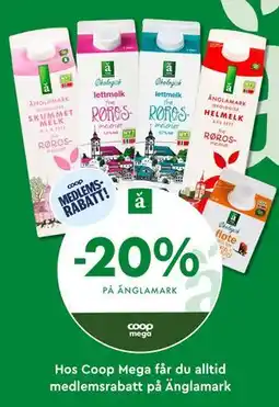 Coop Mega 20% på Änglamark tilbud