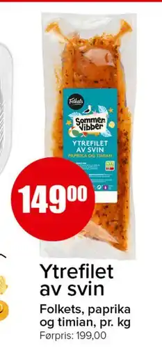 Spar Ytrefilet av svin tilbud