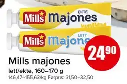 Spar Mills majones tilbud