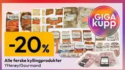 Gigaboks Alle ferske kyllingprodukter tilbud