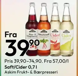 Gigaboks Saft/Cider 0,7 l tilbud