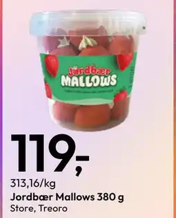 Gigaboks Jordbær Mallows 380 g tilbud