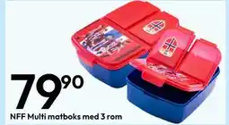 Gigaboks NFF Multi matboks med 3 rom tilbud