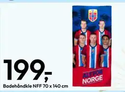Gigaboks Badehåndkle NFF 70 x 140 cm tilbud