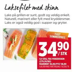 Meny Laksefilet med skinn tilbud