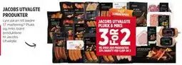 Meny JACOBS UTVALGTE PRODUKTER tilbud