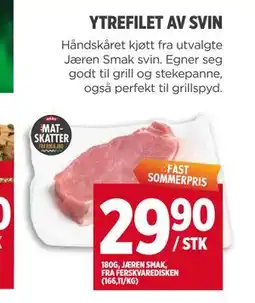 Meny YTREFILET AV SVIN tilbud
