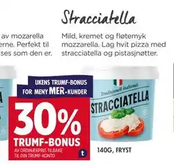 Meny Stracciatella tilbud