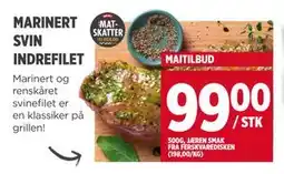 Meny MARINERT SVIN INDREFILET tilbud