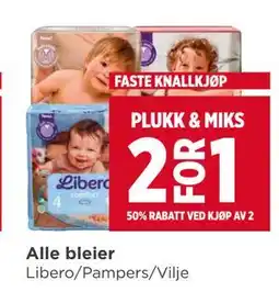 Meny Alle bleier tilbud