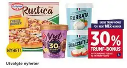 Meny Utvalgte nyheter tilbud