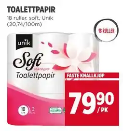Meny TOALETTPAPIR tilbud