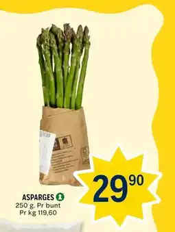 Coop Prix ASPARGES tilbud